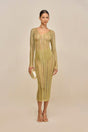 ESPEN KNIT DRESS - GOLD