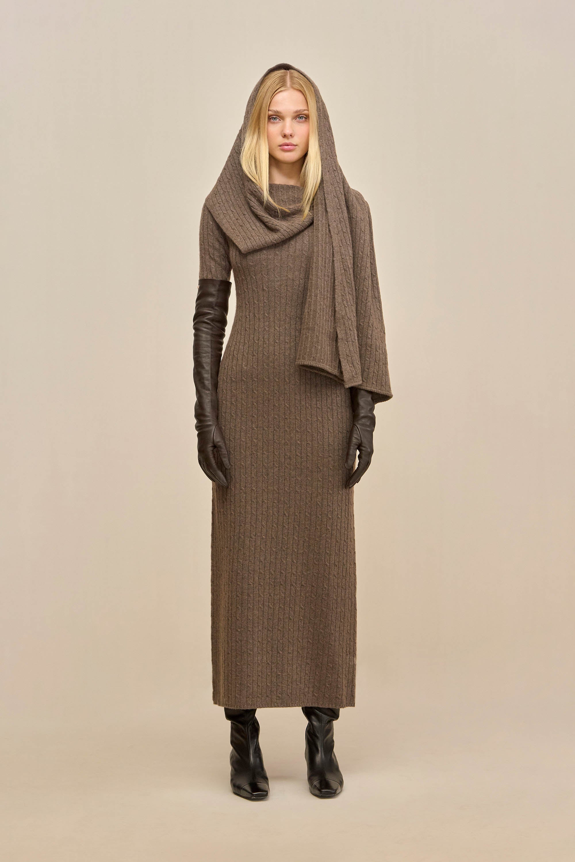 NATACHA DRESS - OTTER