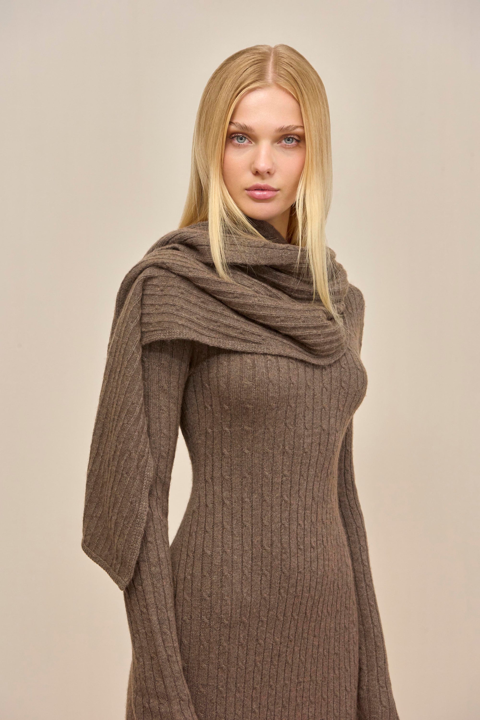 NATACHA DRESS - OTTER