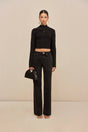 CRAWFORD KNIT TOP - BLACK