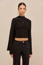 ONIA KNIT CARDIGAN - BLACK
