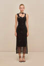 PEMMA KNIT DRESS - BLACK