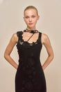 PEMMA KNIT DRESS - BLACK