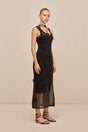 PEMMA KNIT DRESS - BLACK