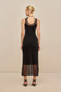 PEMMA KNIT DRESS - BLACK