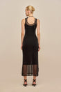 PEMMA KNIT DRESS - BLACK