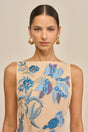 PAOLINA DRESS - DEEP LAKE MULTI