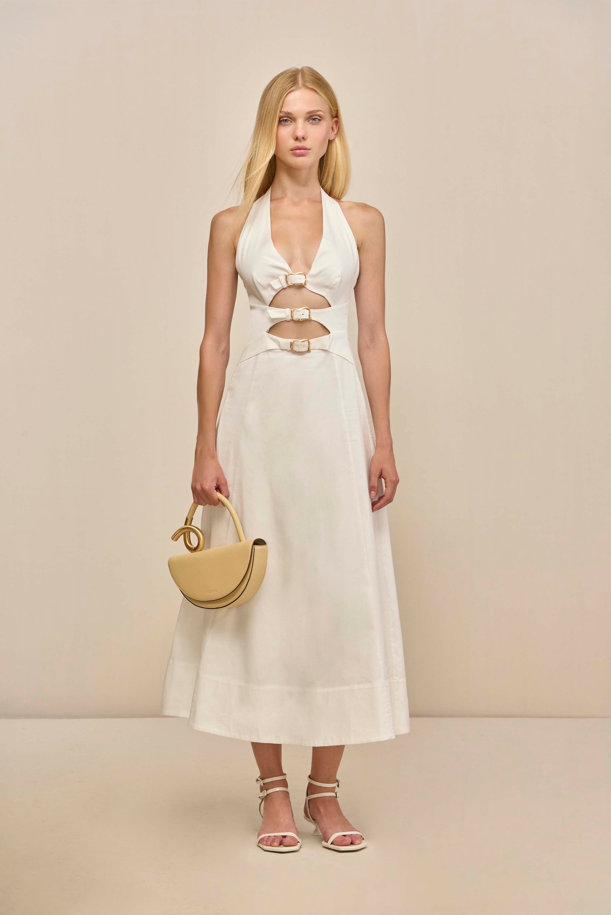 BRAXTON DRESS - OFF WHITE