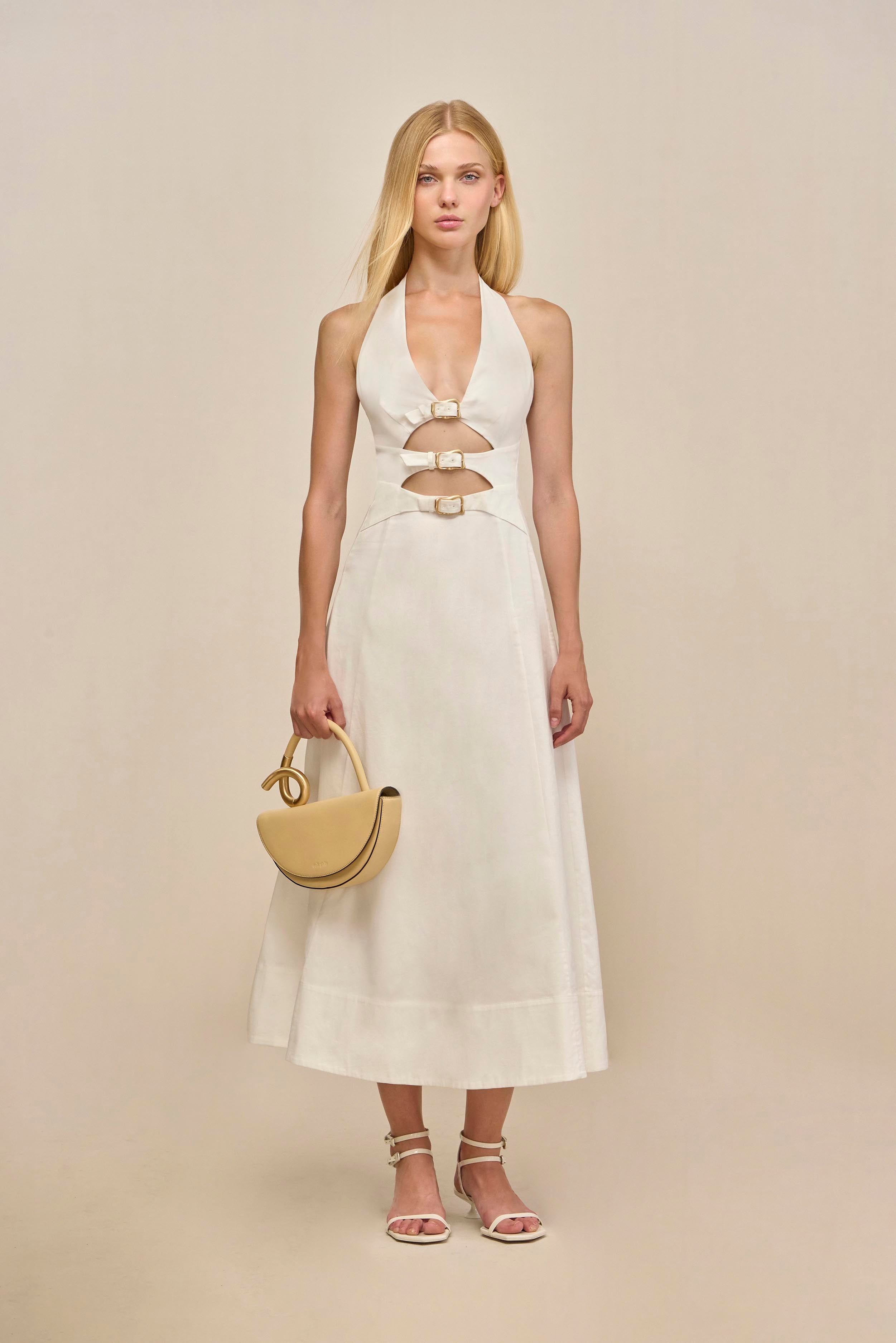 BRAXTON DRESS - OFF WHITE
