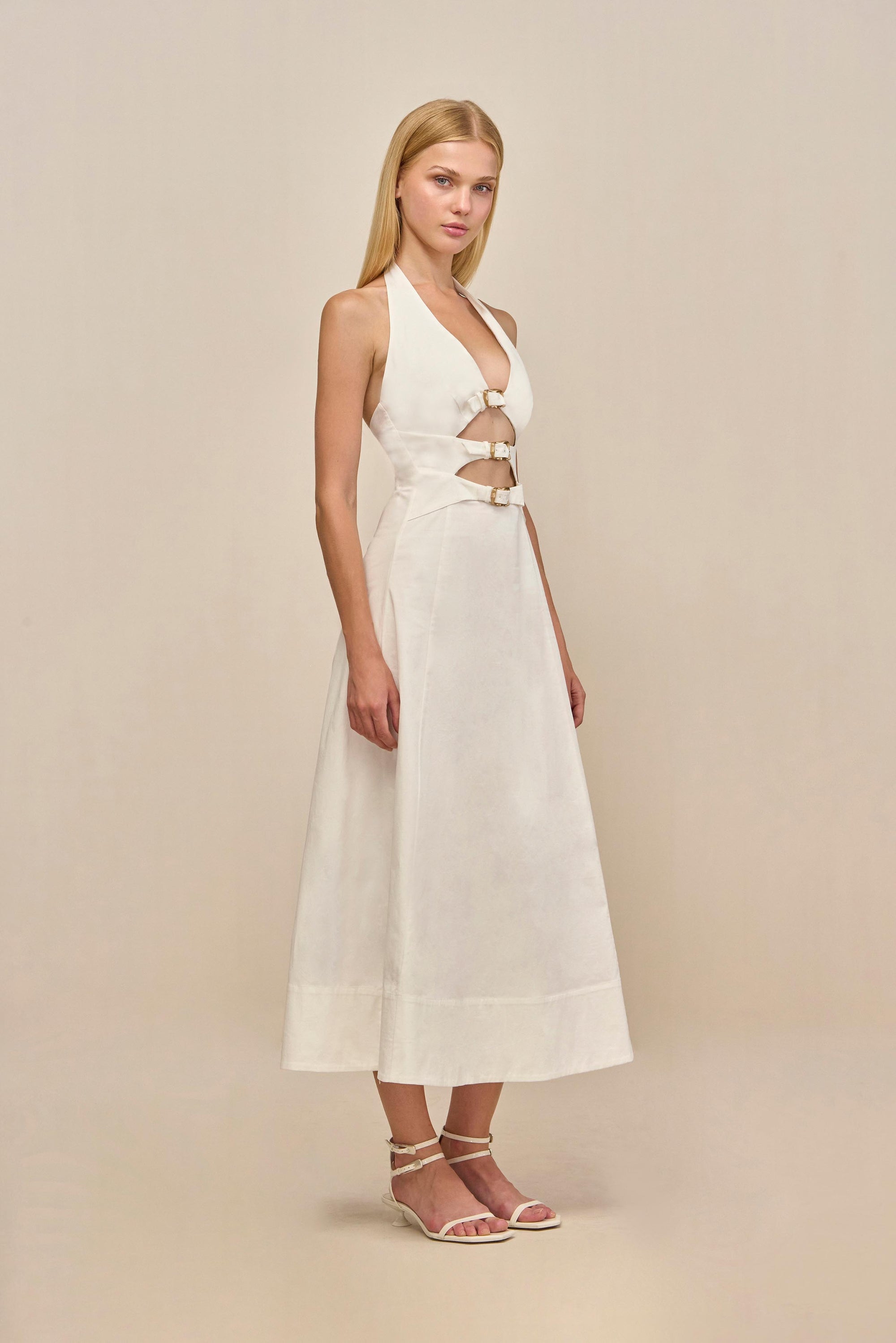 BRAXTON DRESS - OFF WHITE CULT GAIA BRAXTON DRESS - OFF WHITE CULT GAIA