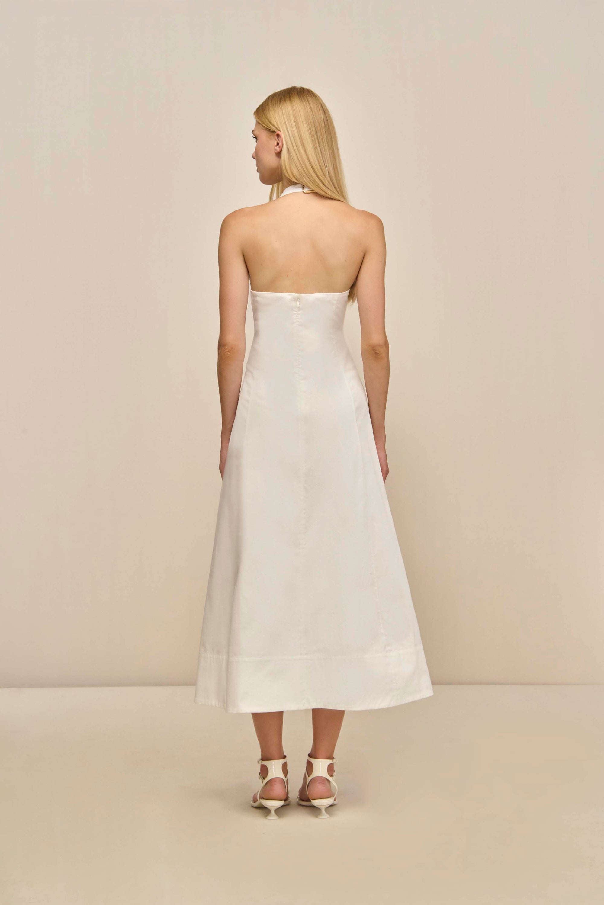 BRAXTON DRESS - OFF WHITE