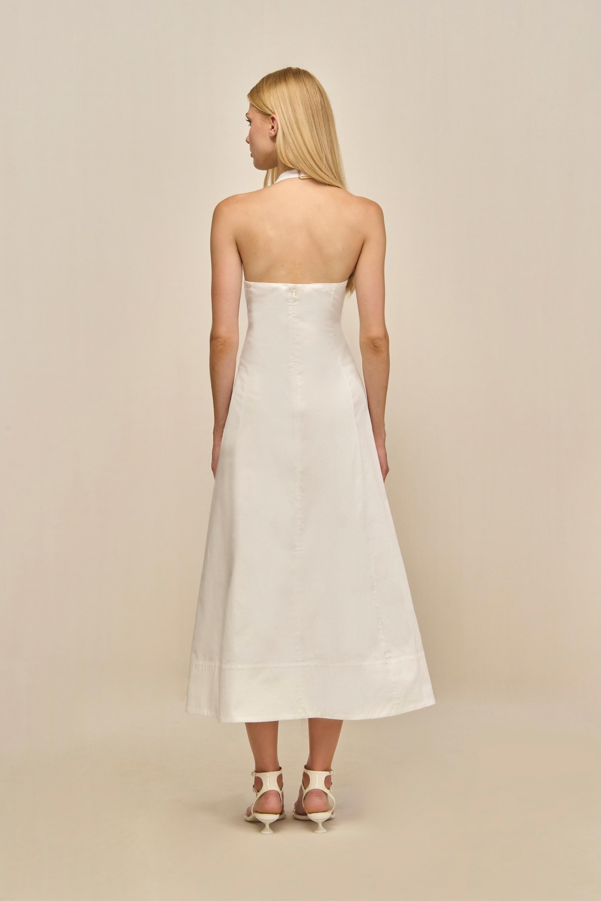 BRAXTON DRESS - OFF WHITE