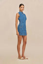 BIELLA DRESS - STONE WASH