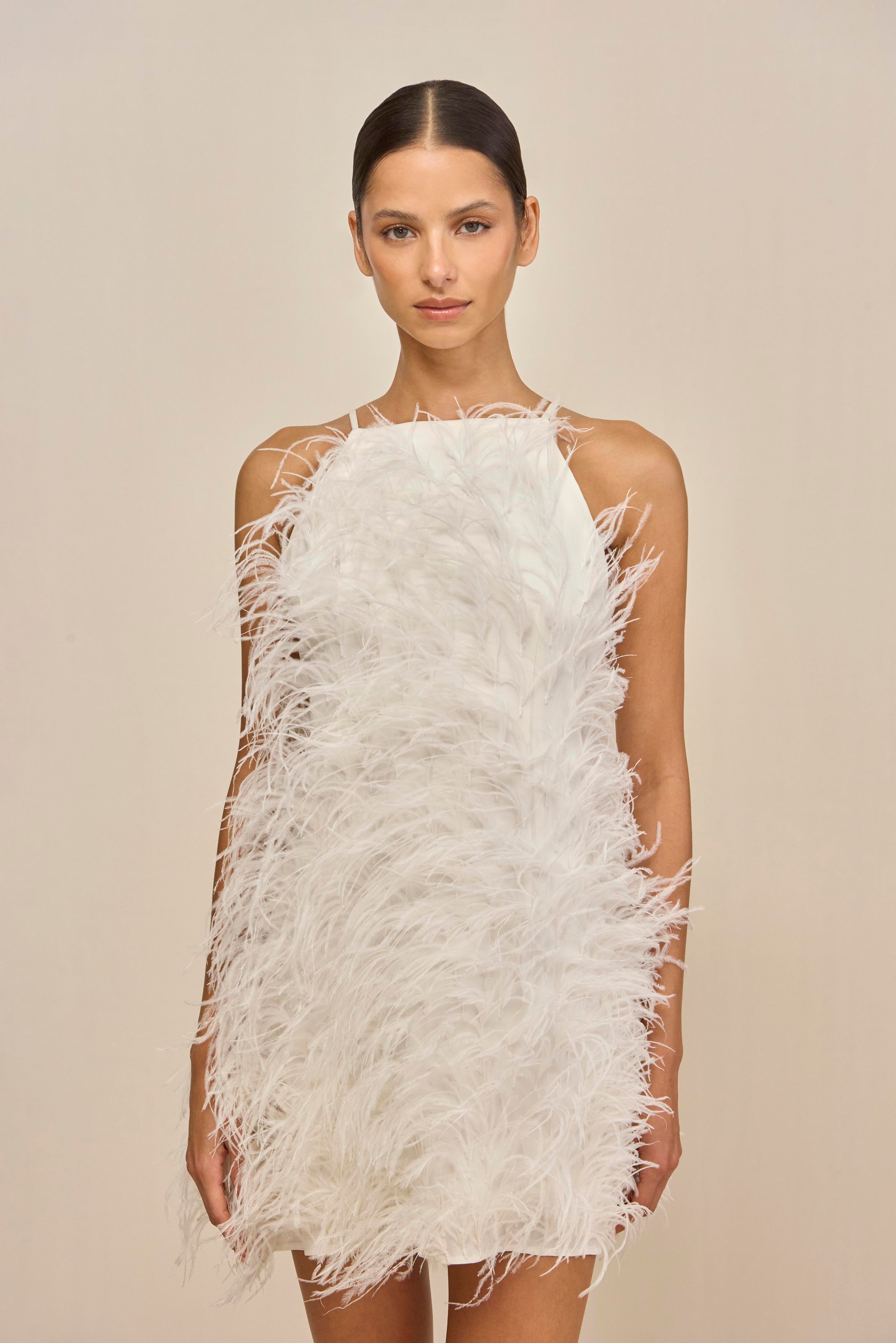 SHANNON DRESS - OFF WHITE