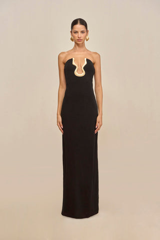 ABRIL GOWN - BLACK