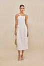 ARACELI DRESS - OPTIC WHITE