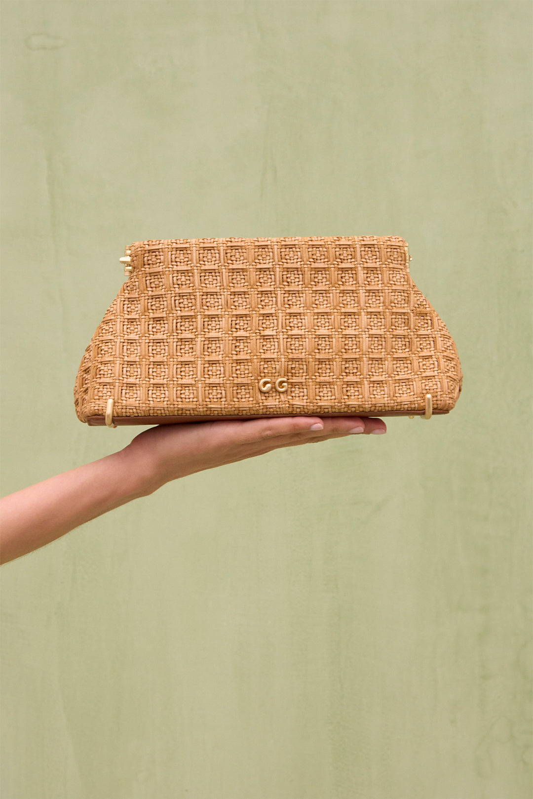 LILLIA MINI CLUTCH - TOASTED NATURAL