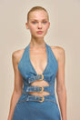 ANICE DRESS - STONE WASH