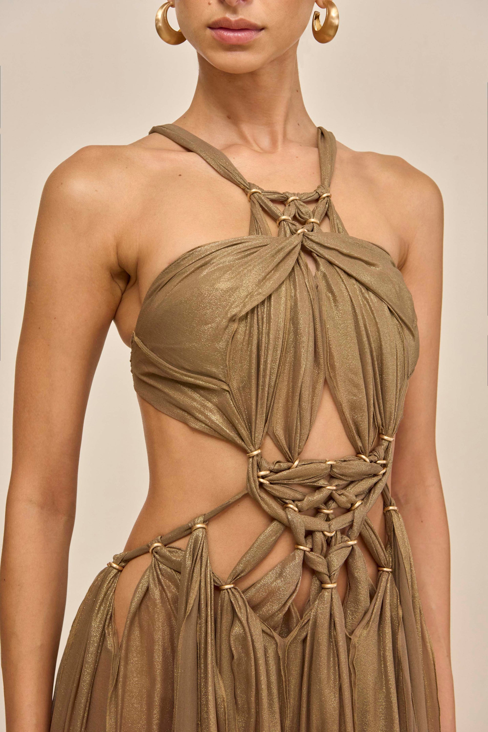 ALEXA GOWN - GOLD CULT GAIA ALEXA GOWN - GOLD CULT GAIA