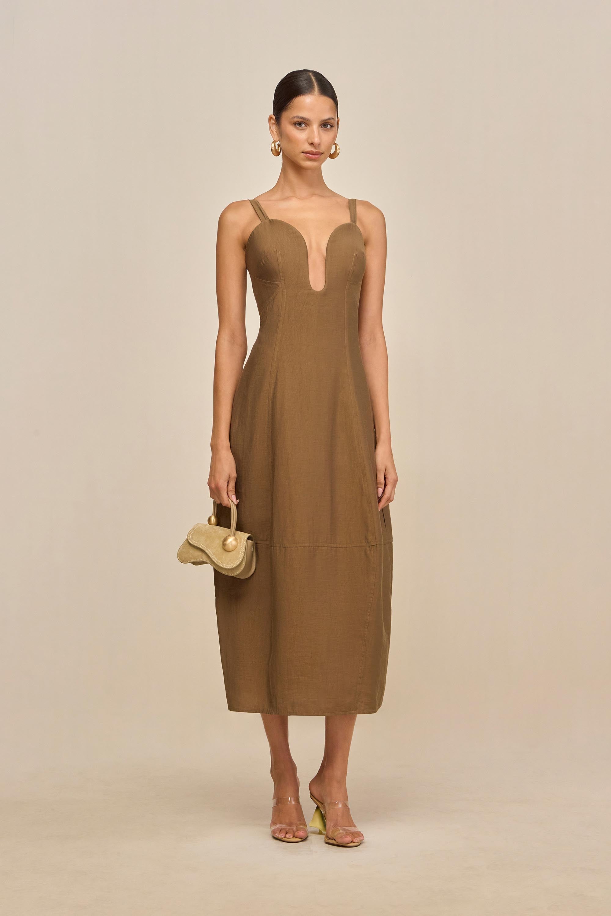 CHIARA DRESS - AFFOGATO CULT GAIA CHIARA DRESS - AFFOGATO CULT GAIA