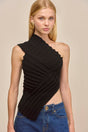 DEL KNIT TOP - BLACK