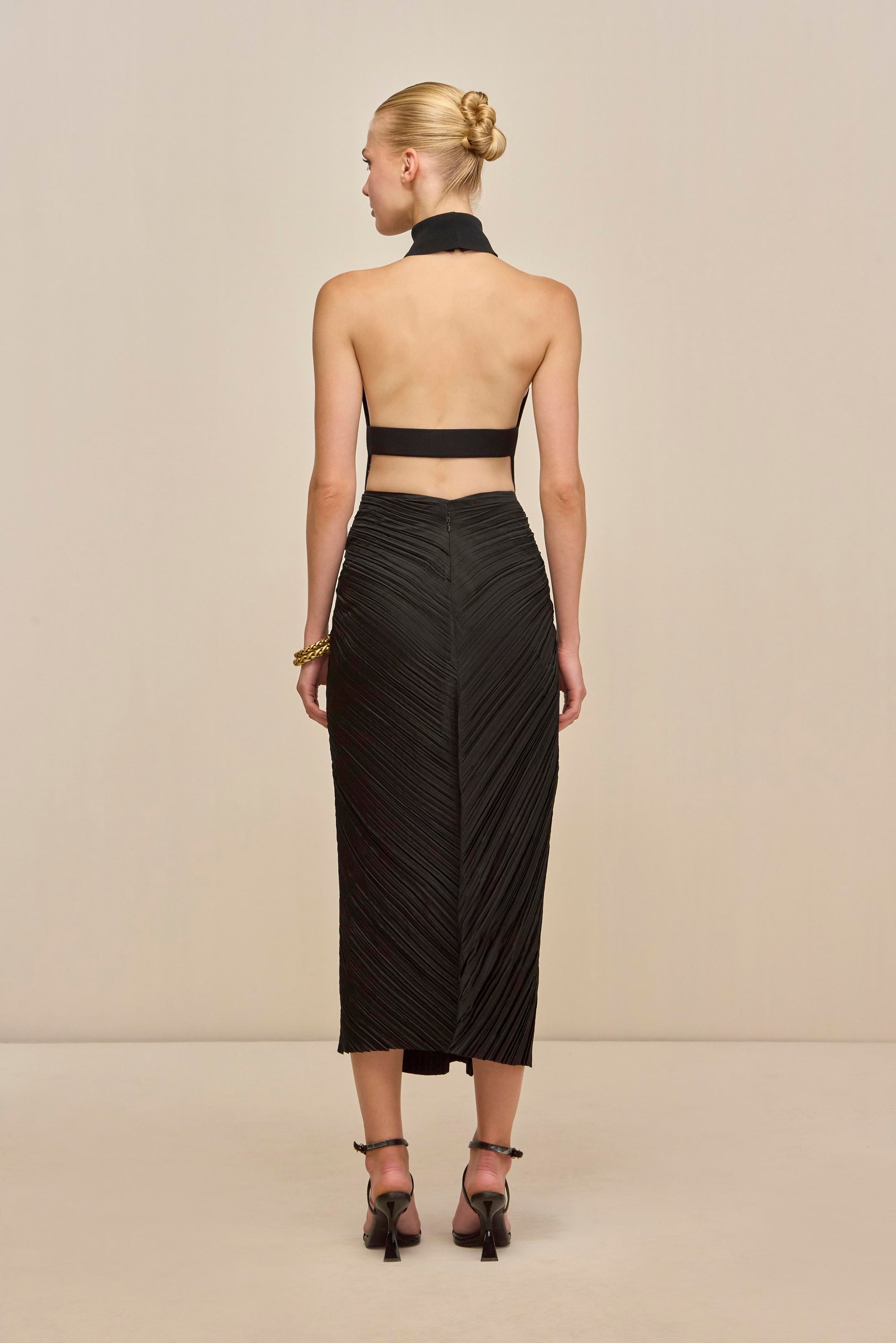 WAKE KNIT TOP - BLACK
