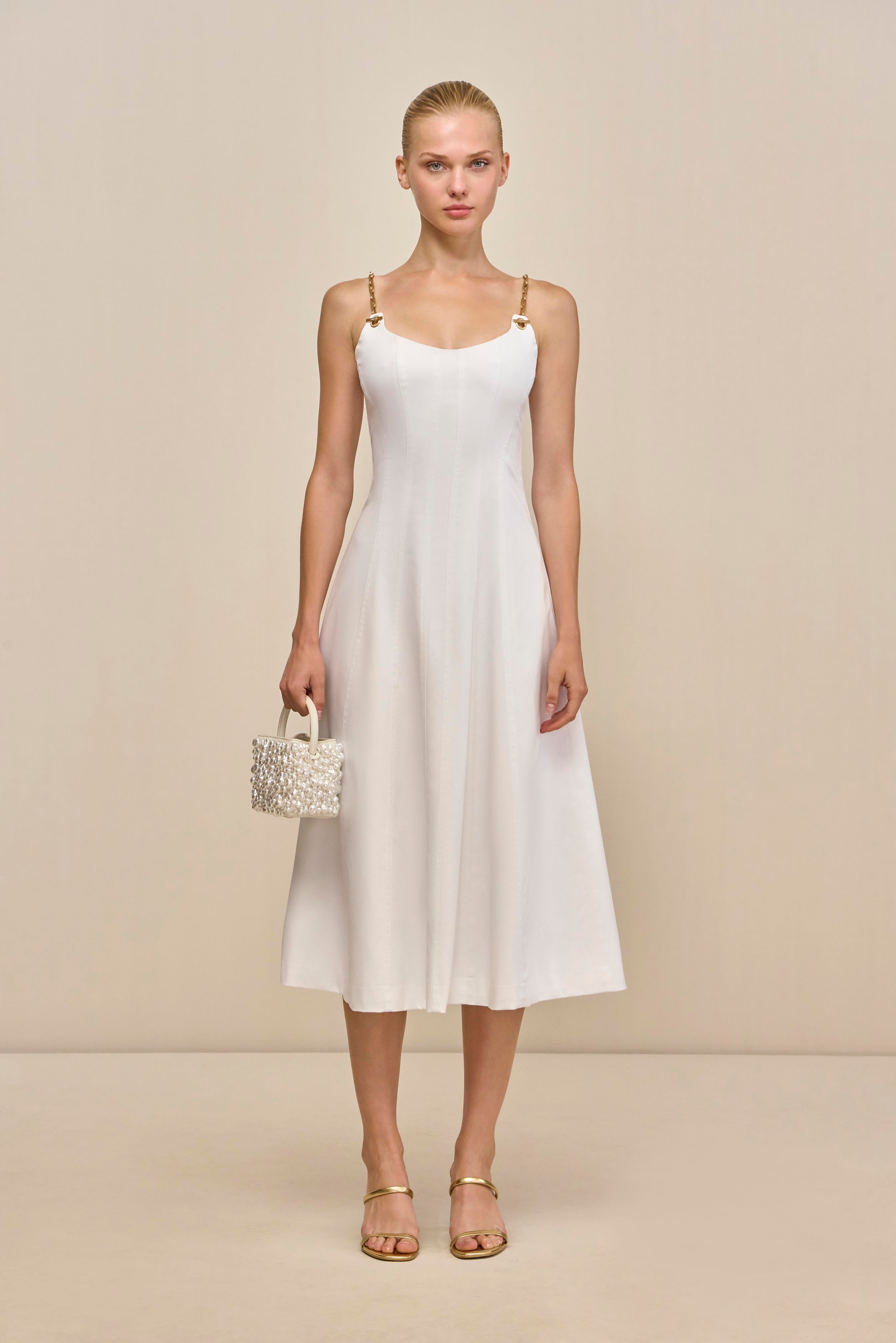 KENDRA DRESS - OFF WHITE
