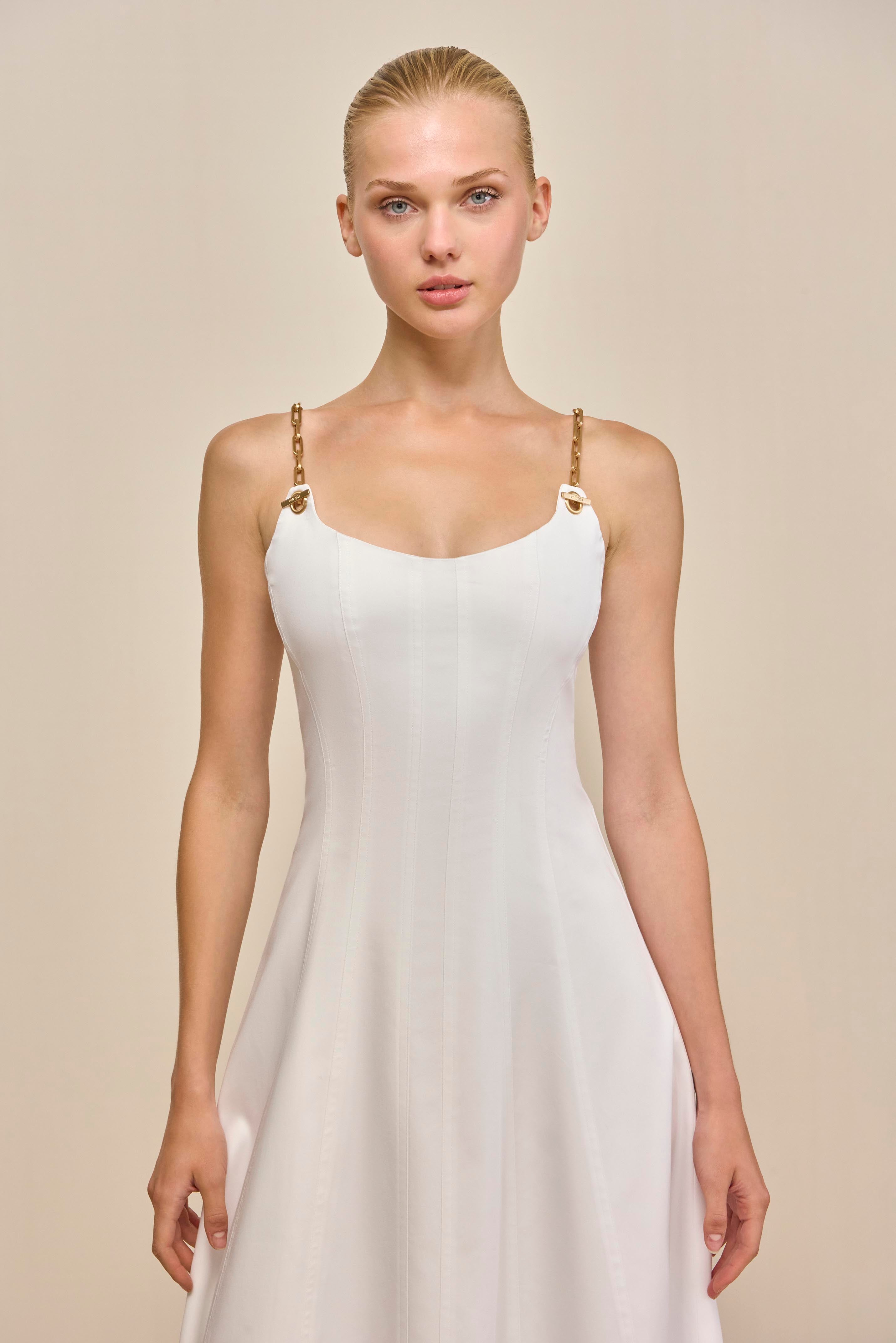 KENDRA DRESS - OFF WHITE