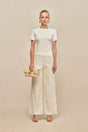 MILIOS KNIT TOP - OFF WHITE
