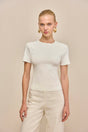 MILIOS KNIT TOP - OFF WHITE