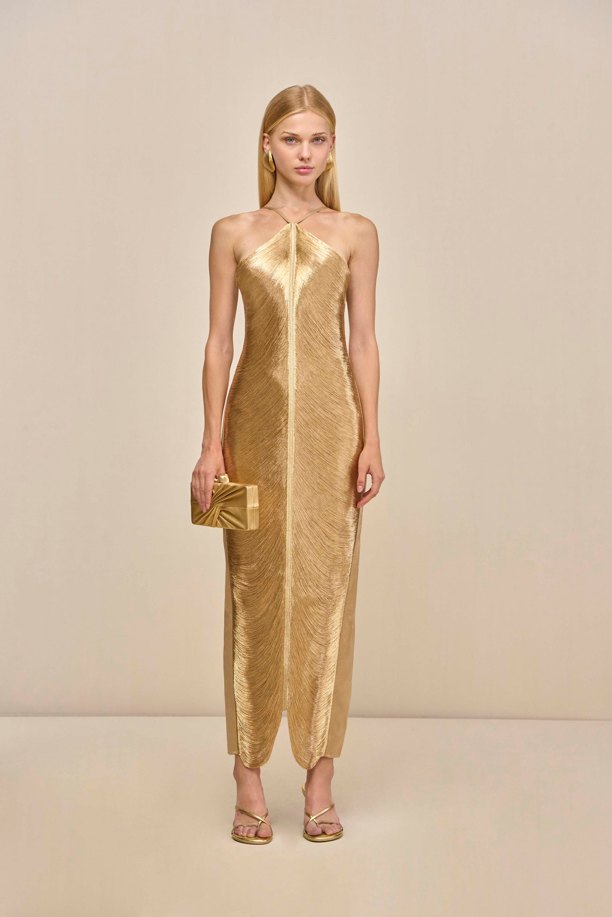 RENATA GOWN - LIGHT GOLD