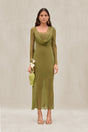 ELINE DRESS - CEDAR