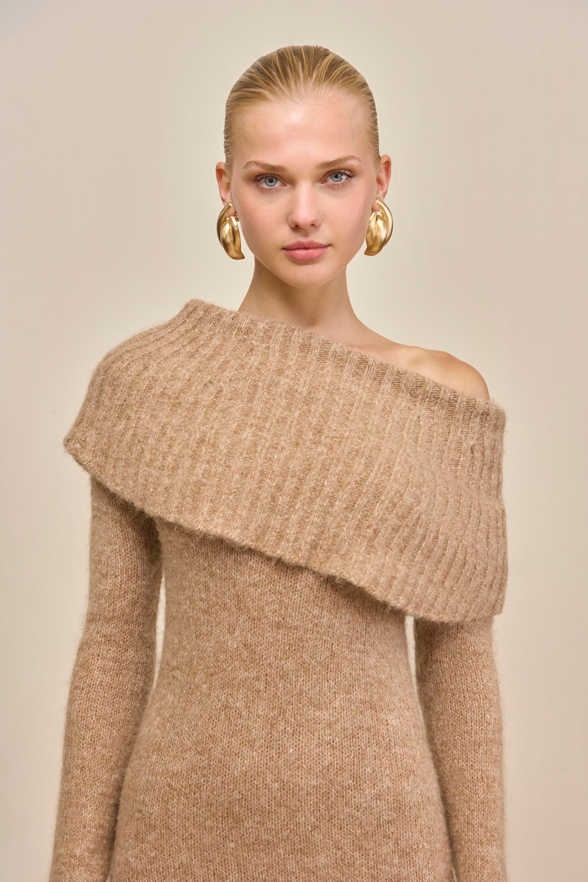 GRAYSON KNIT DRESS - BEACH MELANGE