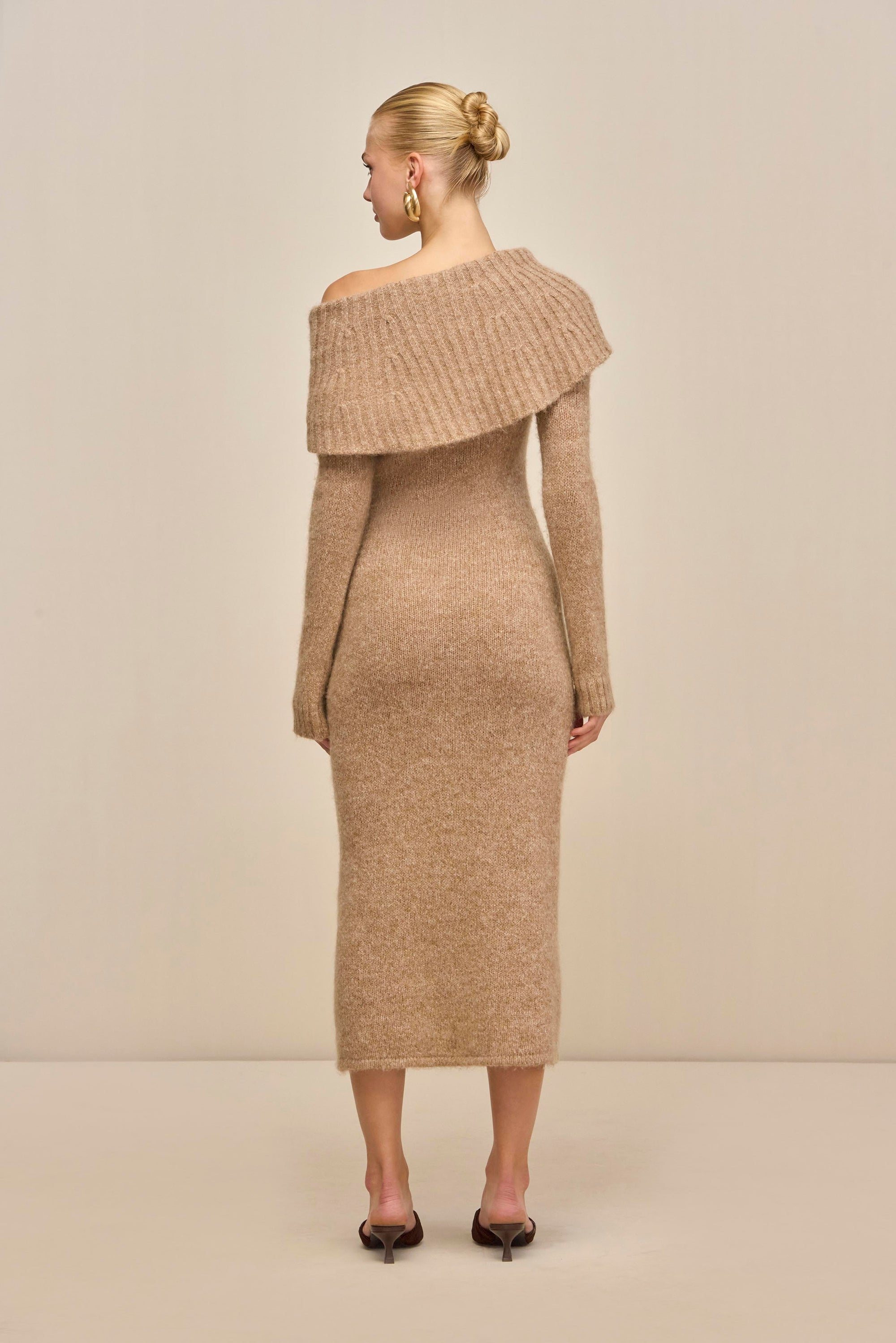 GRAYSON KNIT DRESS - BEACH MELANGE