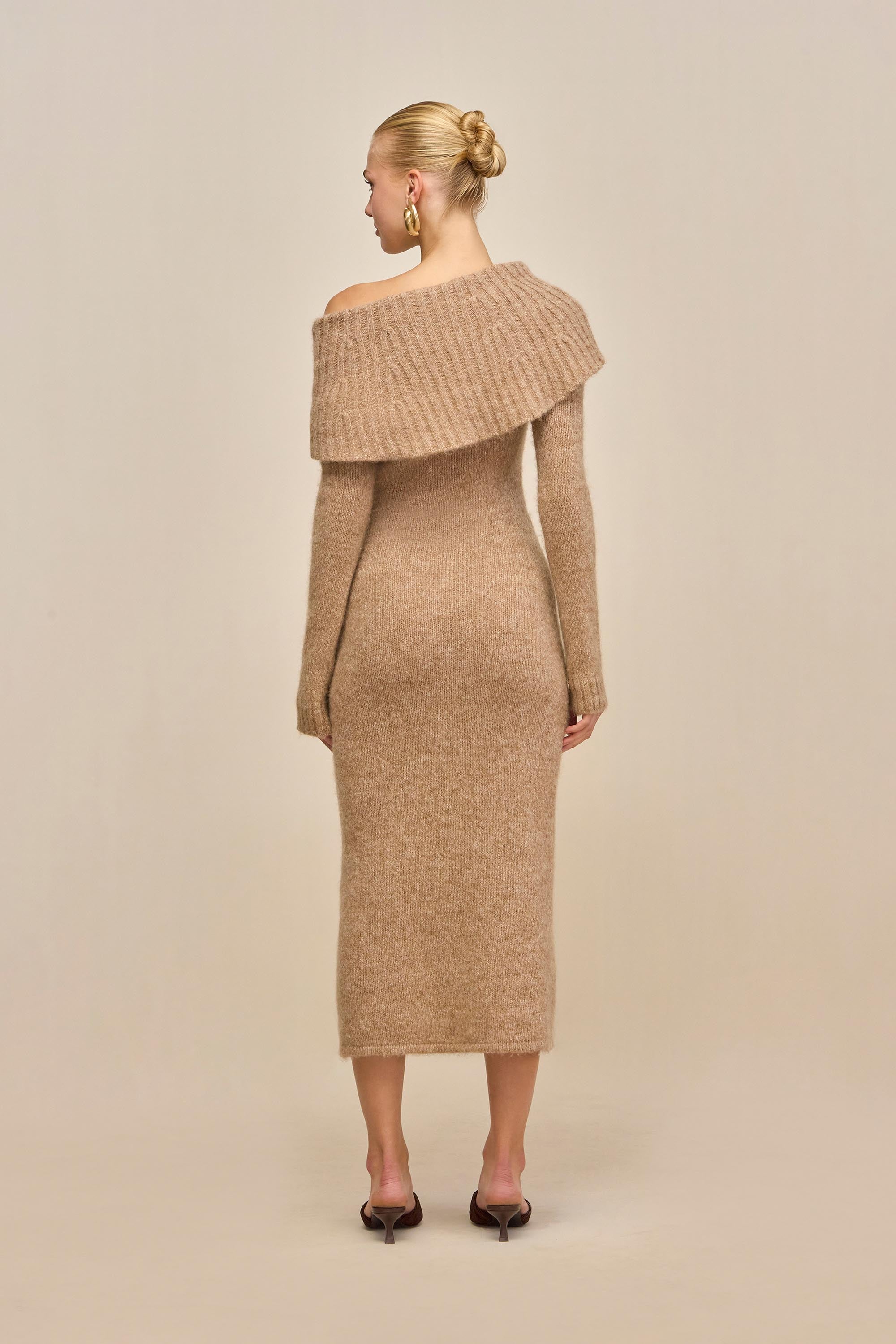 GRAYSON KNIT DRESS - BEACH MELANGE