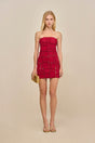 NURIT DRESS - MERLOT