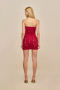 NURIT DRESS - MERLOT
