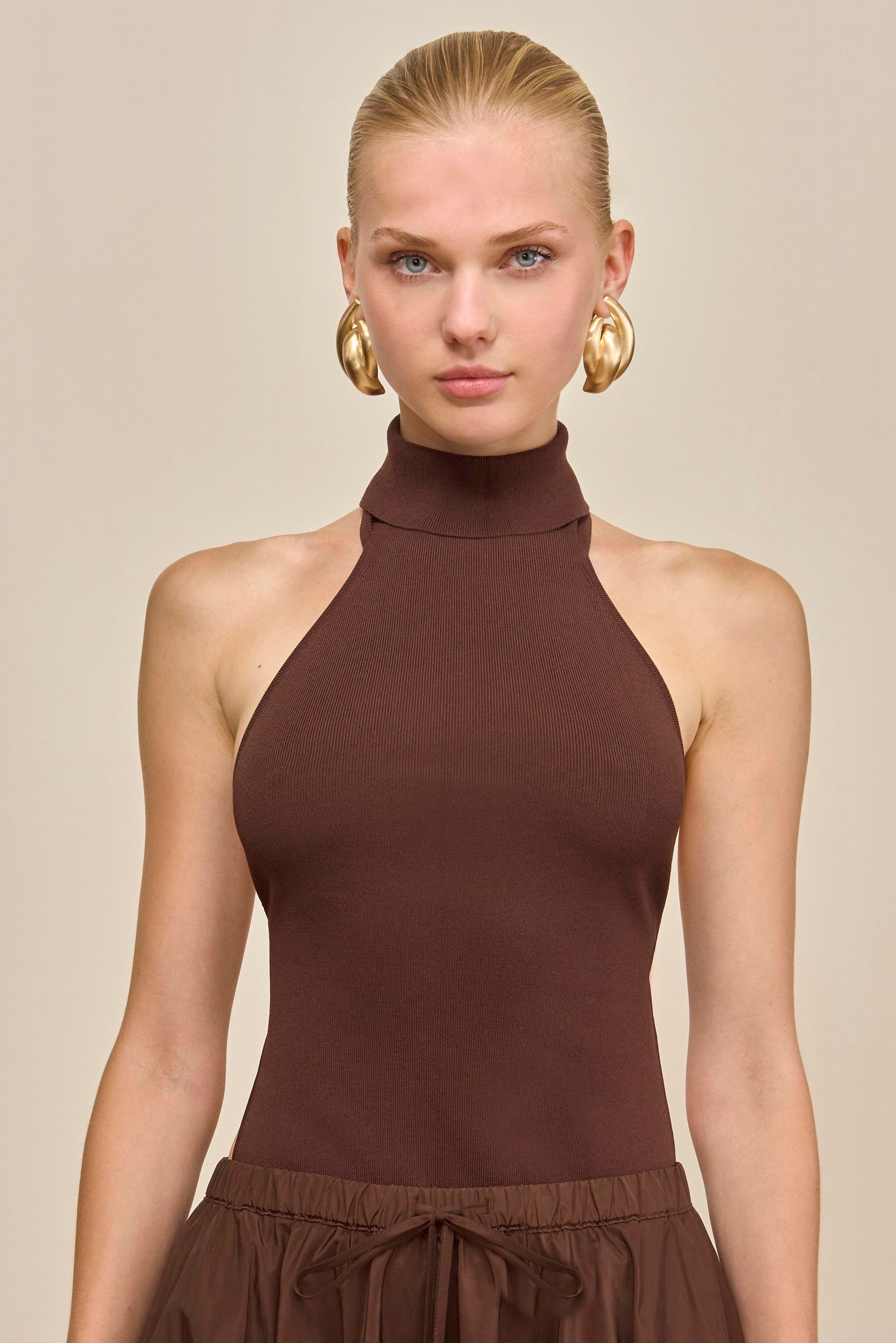 WAKE KNIT TOP - JAVA