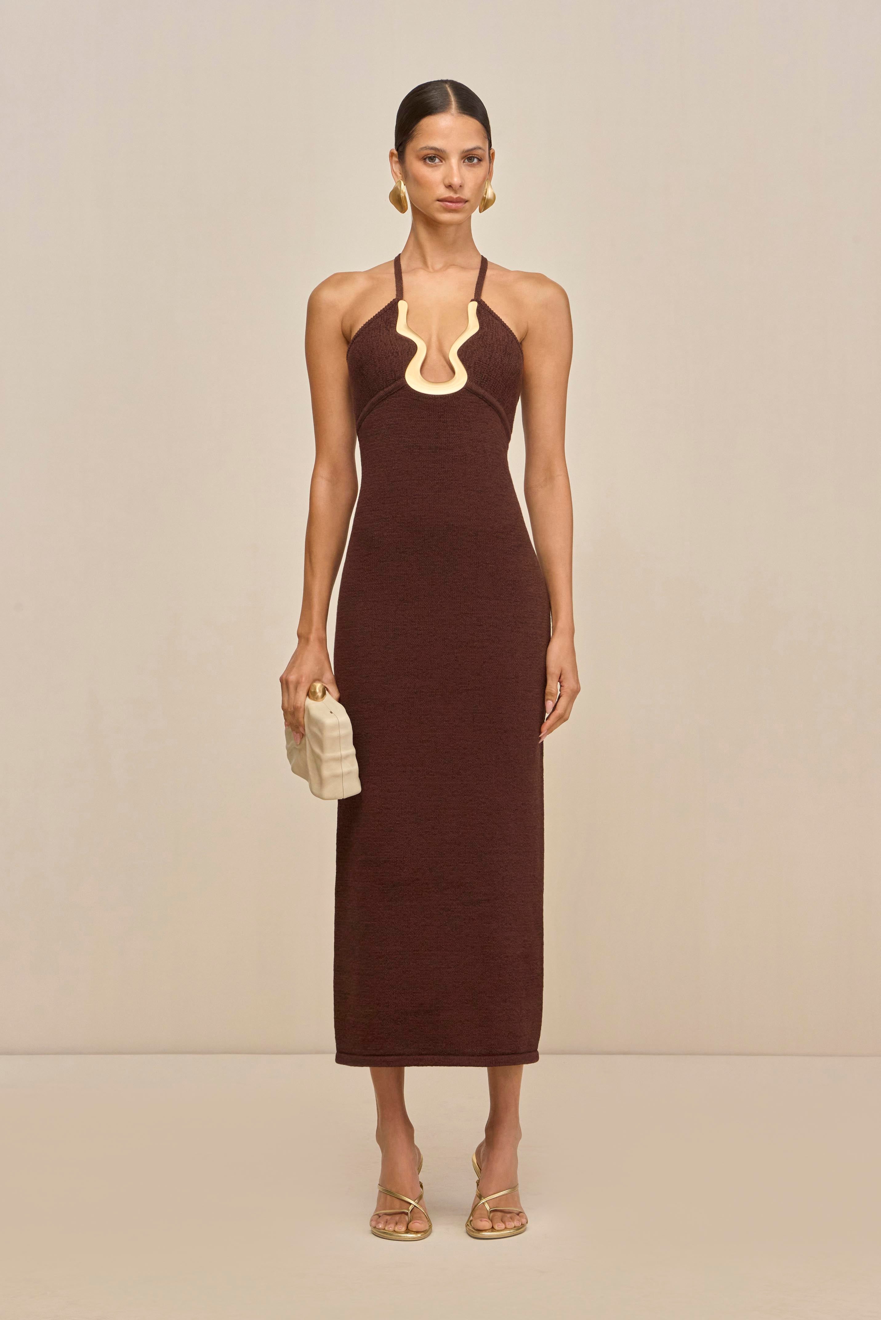 VALMA KNIT DRESS - JAVA