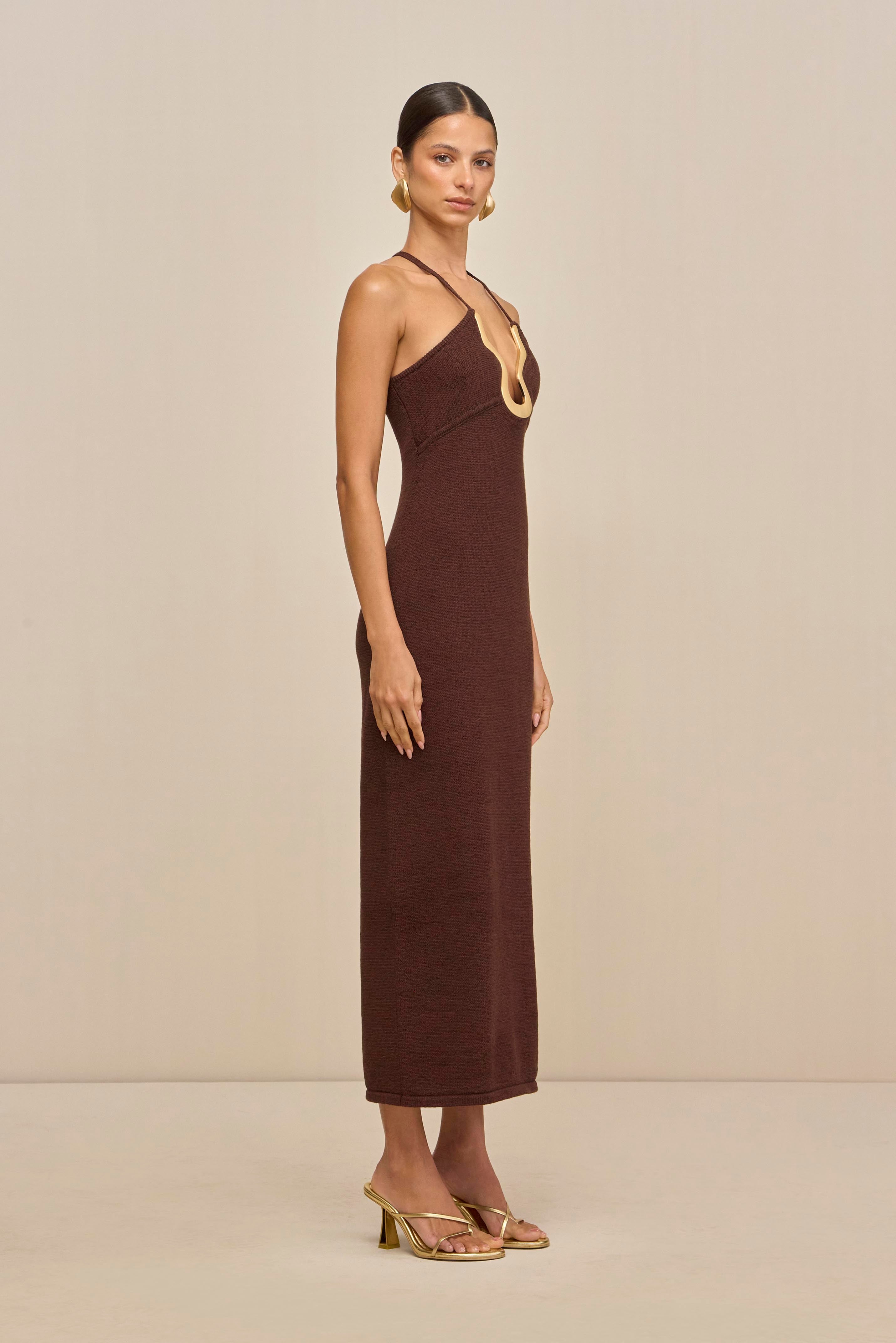 VALMA KNIT DRESS - JAVA