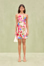 MINNA DRESS - FLORAL ROSETTE