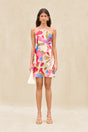 MINNA DRESS - FLORAL ROSETTE