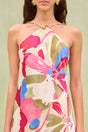 MINNA DRESS - FLORAL ROSETTE