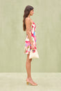 MINNA DRESS - FLORAL ROSETTE