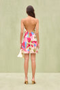 MINNA DRESS - FLORAL ROSETTE
