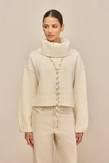BELANA SWEATER - OFF WHITE | BELANA SWEATER - OFF WHITE | Secondary image