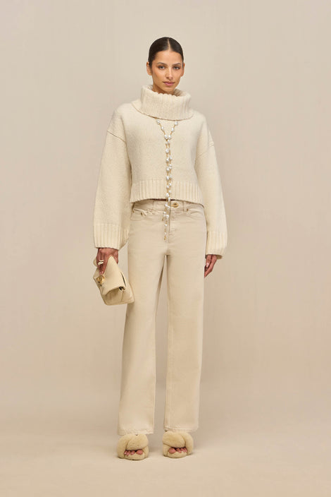 WREN SHOULDER BAG - ALABASTER