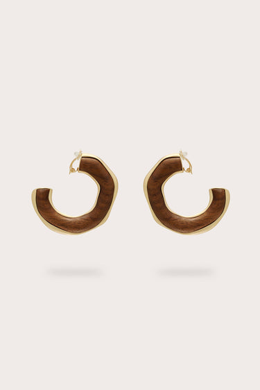 MADEIRA EARRING - WALNUT | MADEIRA EARRING - WALNUT