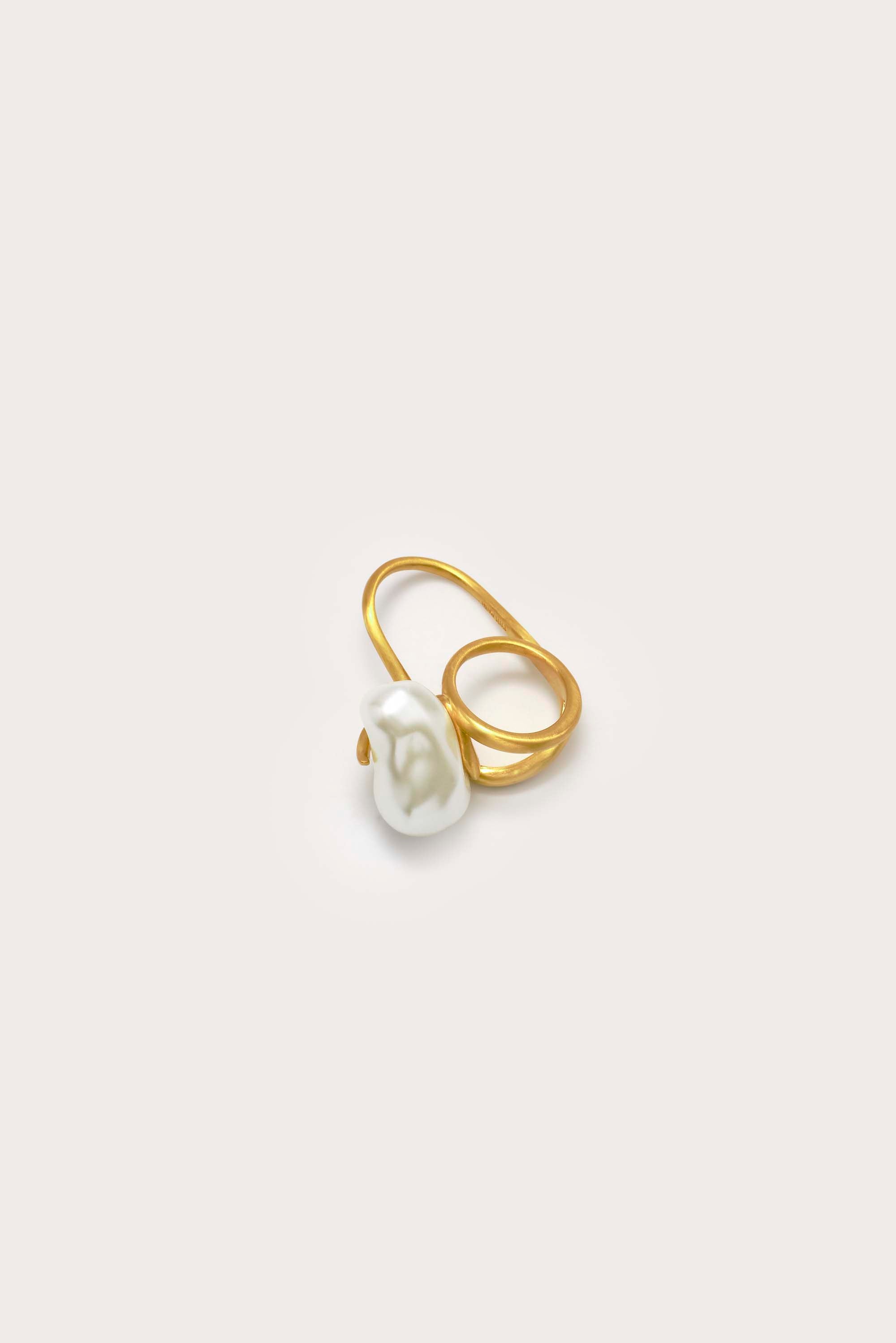 MARAIS RING - BRUSHED BRASS