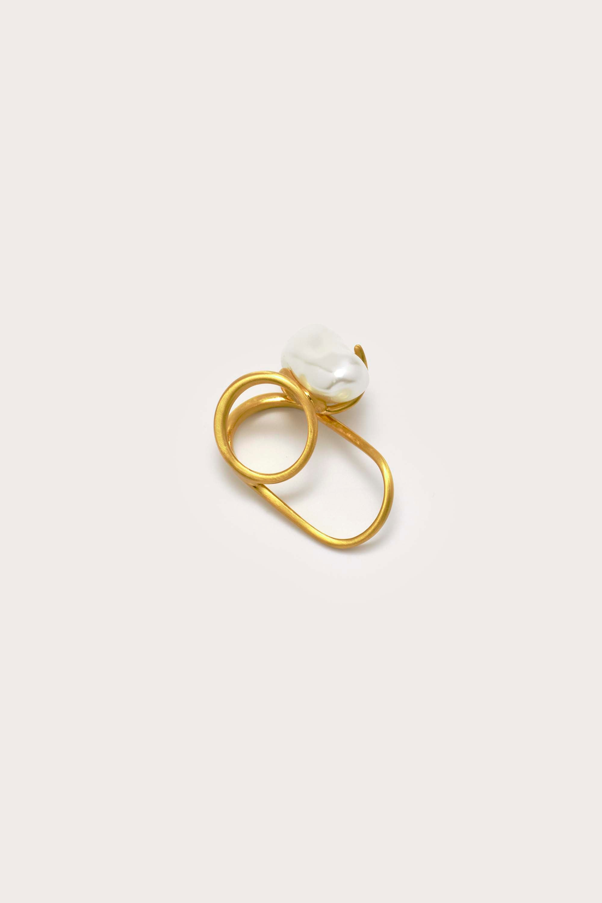 MARAIS RING - BRUSHED BRASS